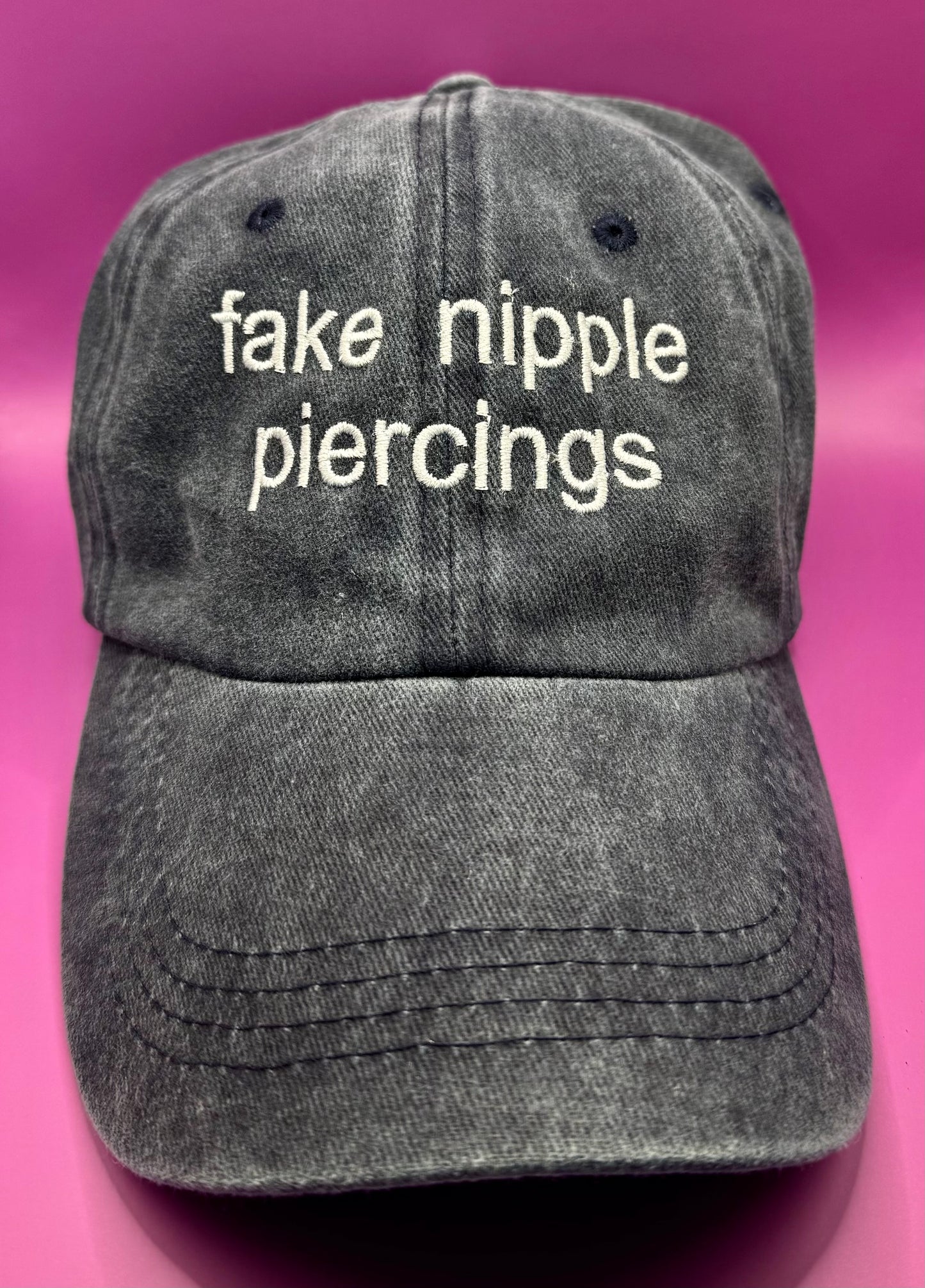 Fake Pierced Nipples Hat