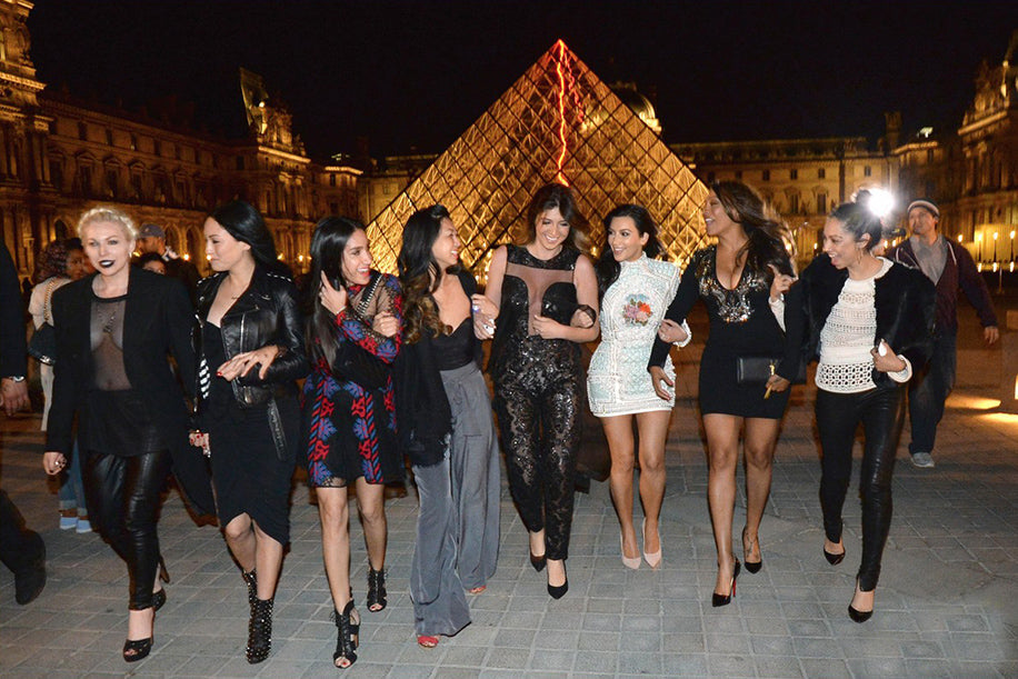 a celebrity bachelorette party in paris including the kardashians 